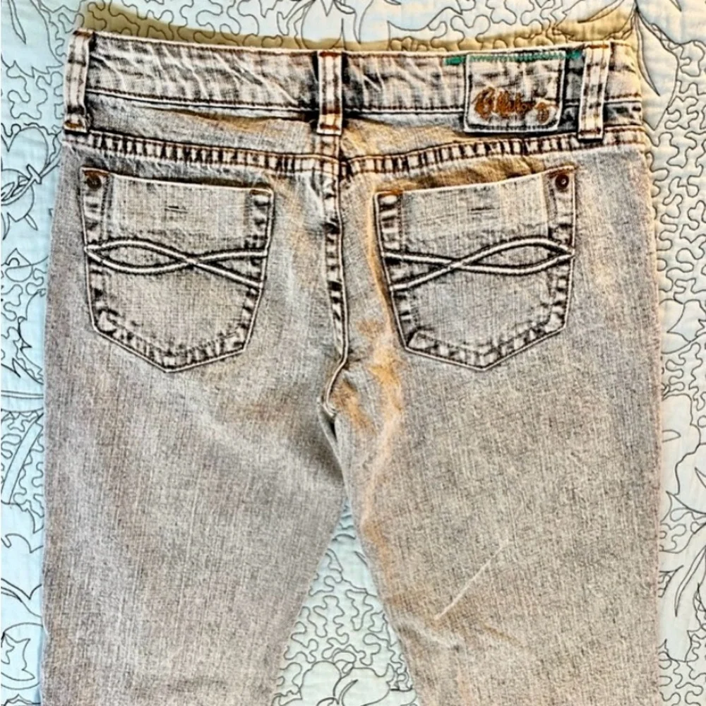 Billabong The Skinny Retro Mineral Wash Worn Denim Skinny Jeans Size 3